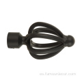 Black Simple Head Curtain Rod al por mayor